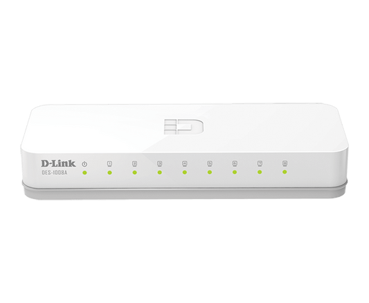 D-Link DES 1008 8 Port 10/100 Mbps Normal Desktop Switch