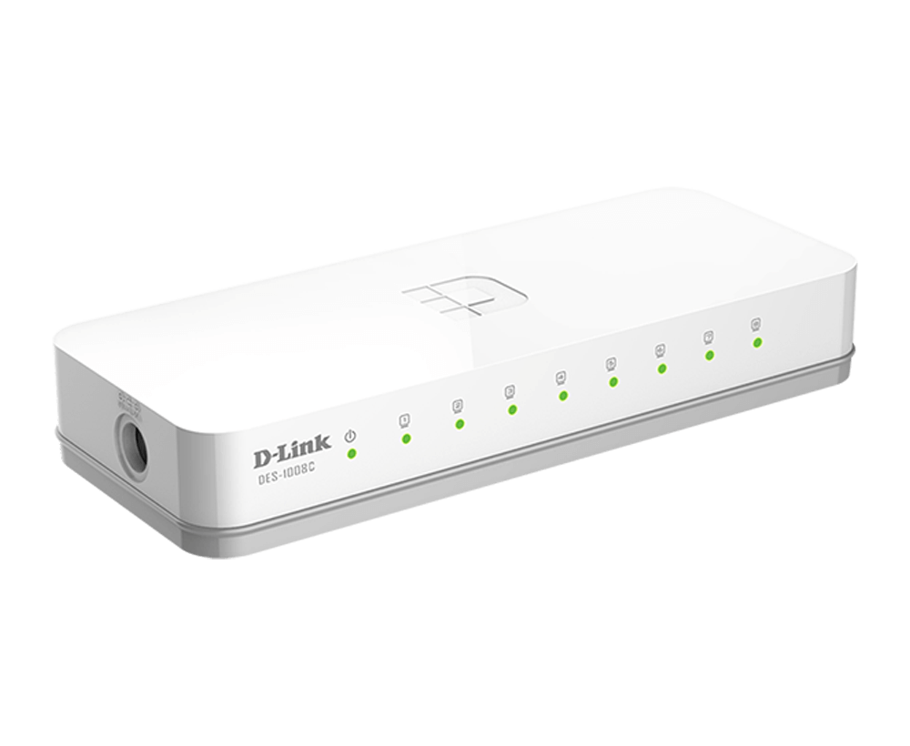 D-Link DES 1008 8 Port 10/100 Mbps Normal Desktop Switch