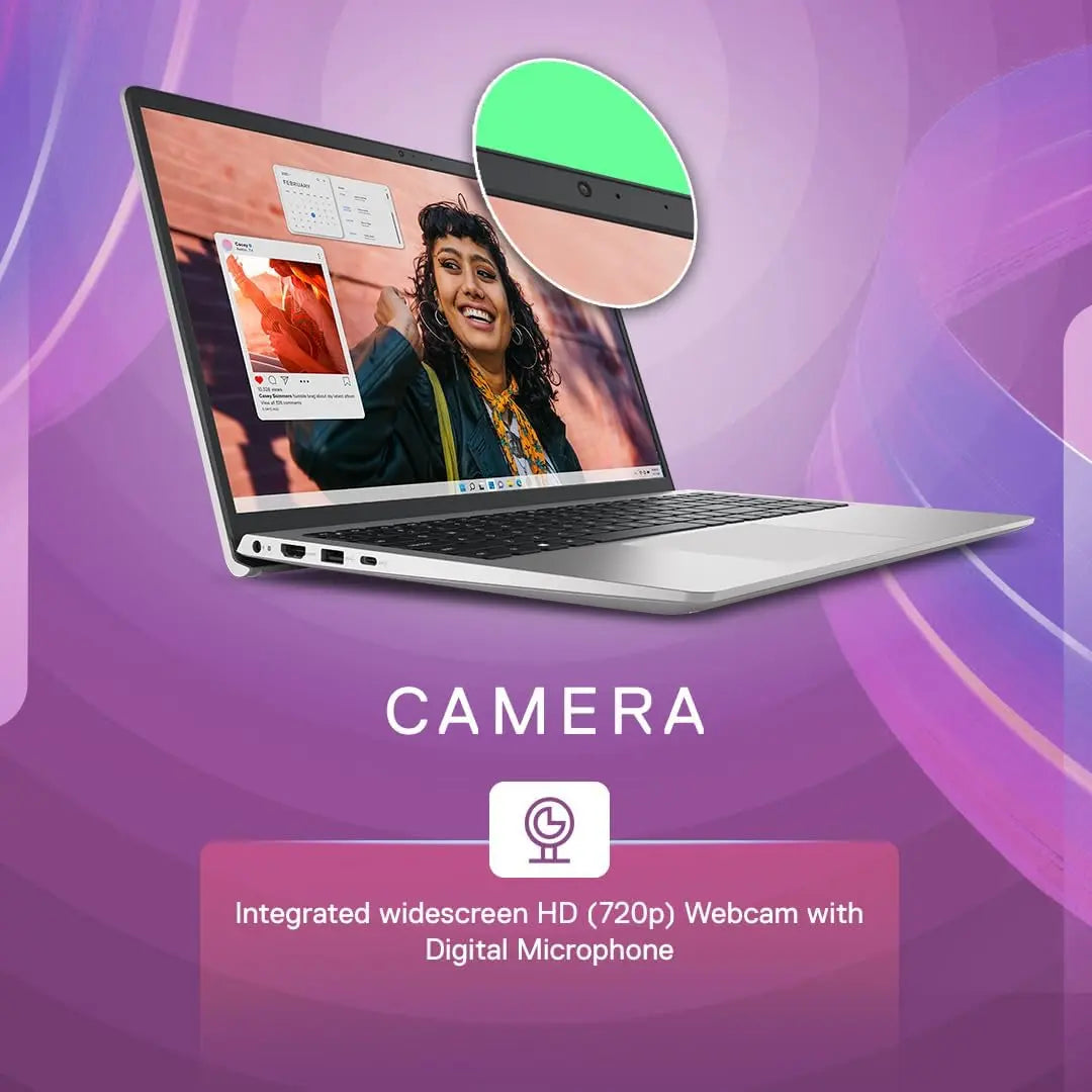 Dell Inspiron 3530 Laptop 13th Gen Intel Core i5 Processor/8GB Ram/512GB SSD/Win11/Intel HD Graphic/Screen 15.6 Inch/MS Office Home and Student 2024/Silver