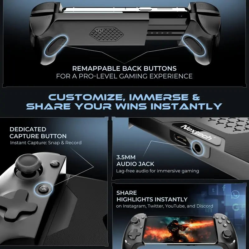 Nextech Gamepad For Type-C Devices Klutch One