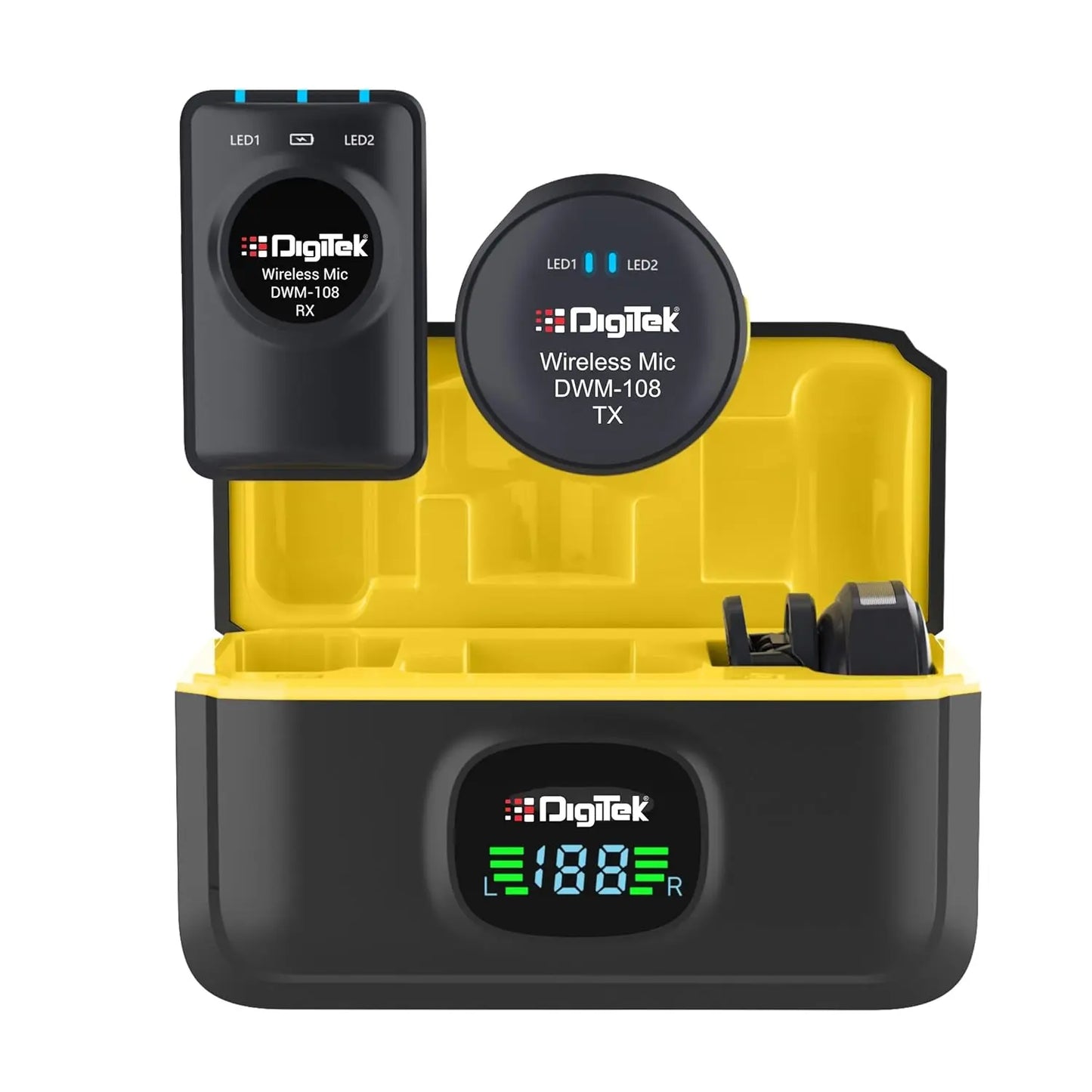 Digitek DWM-108 2-in-1 Wireless Microphone System