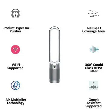 Dyson Purifier Cool White/Silver - TP07