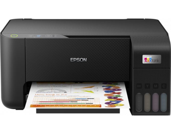 Epson Ink Tank Color Printer A4 L3210 Print Scan Copy 4 Colour