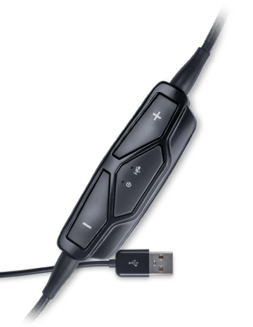 Fingers USB-Tonic H9 Gaming Headset Black-Gold