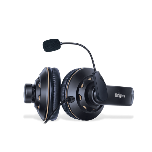 Fingers USB-Tonic H9 Gaming Headset Black-Gold