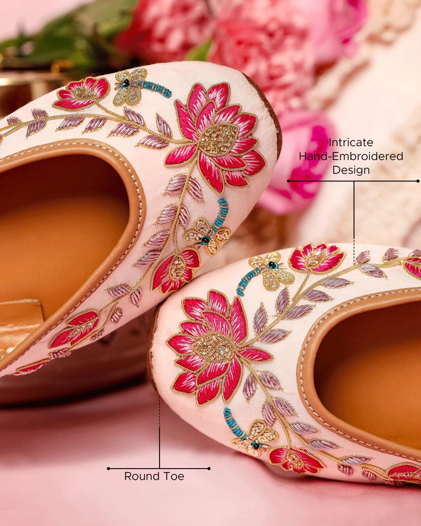 Turkey Pink Handcrafted Jutti My Store