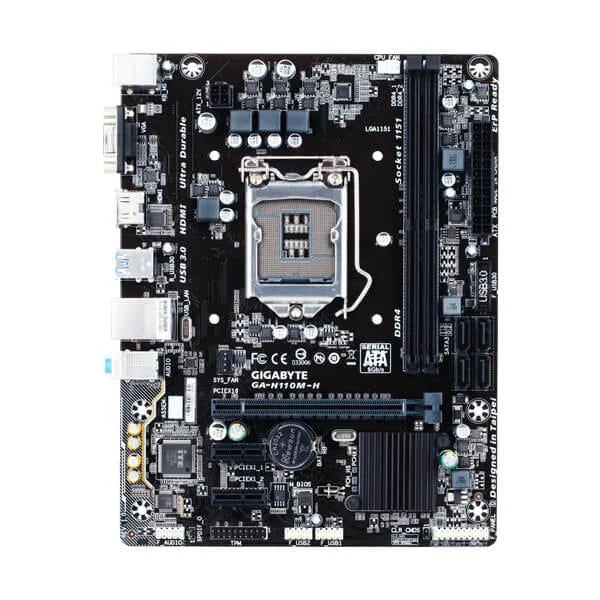 Gigabyte GA H110M H DDR4 Motherboard For Intel 6th | 7th Gen