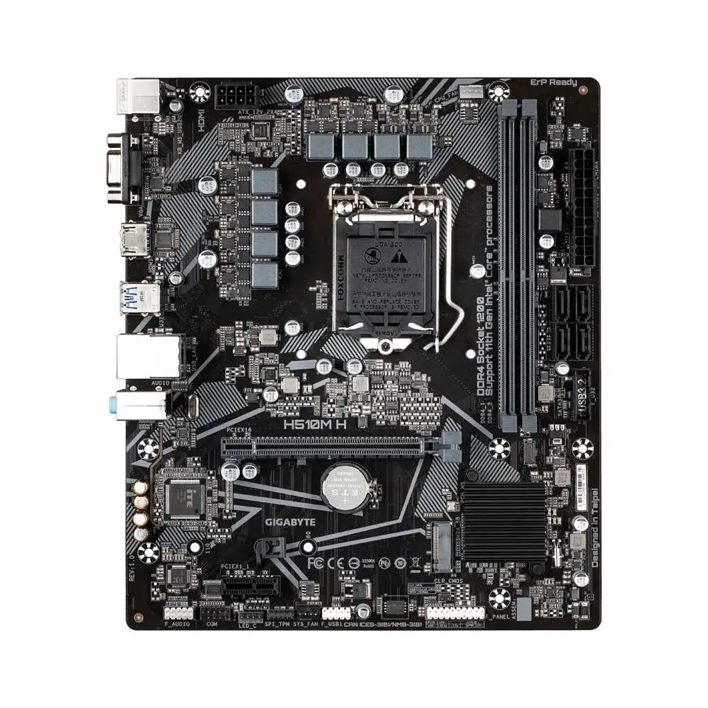 GIGABYTE H510M H V2 Intel H510 LGA 1200 Micro-ATX Motherboard