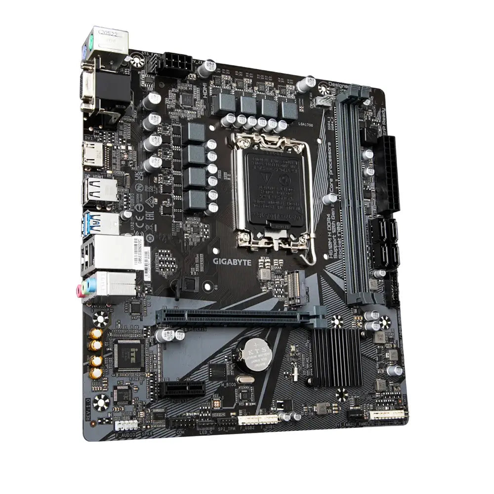 GIGABYTE H610M-H DDR4 Intel H610 LGA 1700 Micro-ATX Motherboard