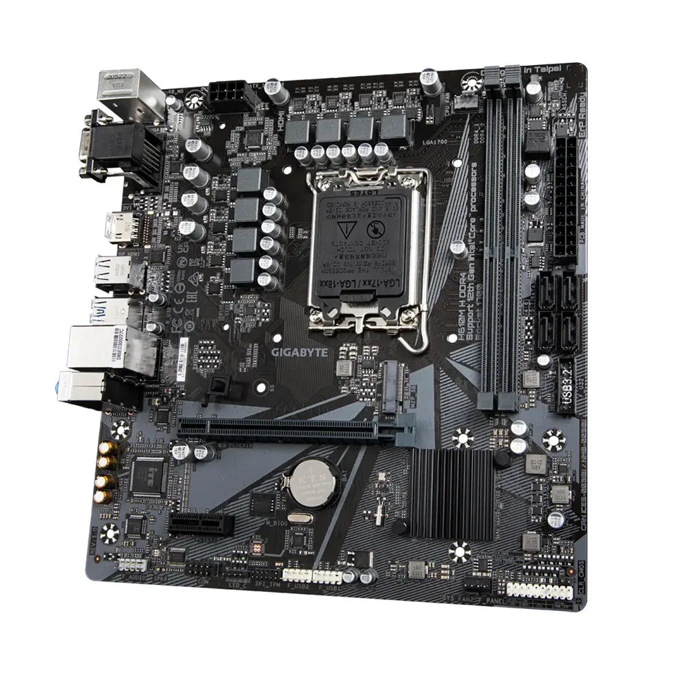 GIGABYTE H610M-H DDR4 Intel H610 LGA 1700 Micro-ATX Motherboard