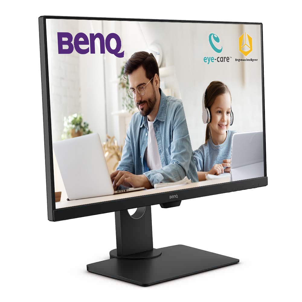BenQ GW2780T 27" 1080p IPS Eye-Care Monitor, Height Adjustment, HDMI, Brightness Intelligence, Low Blue Light, Flicker-Free, Color Weakness Mode, in-Built Speaker