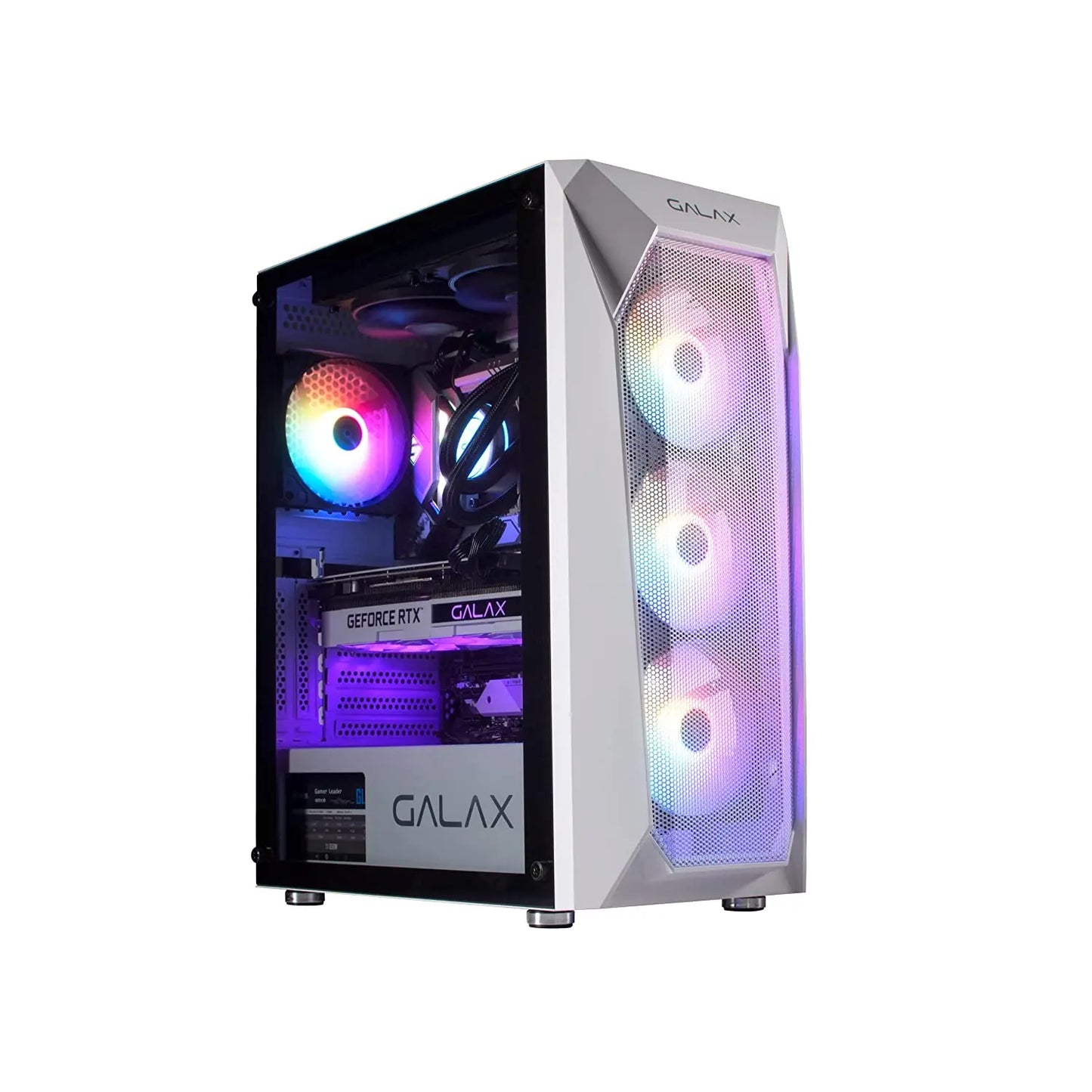 Galax Revolution REV-05 RGB Mid-Tower Gaming Cabinet - White