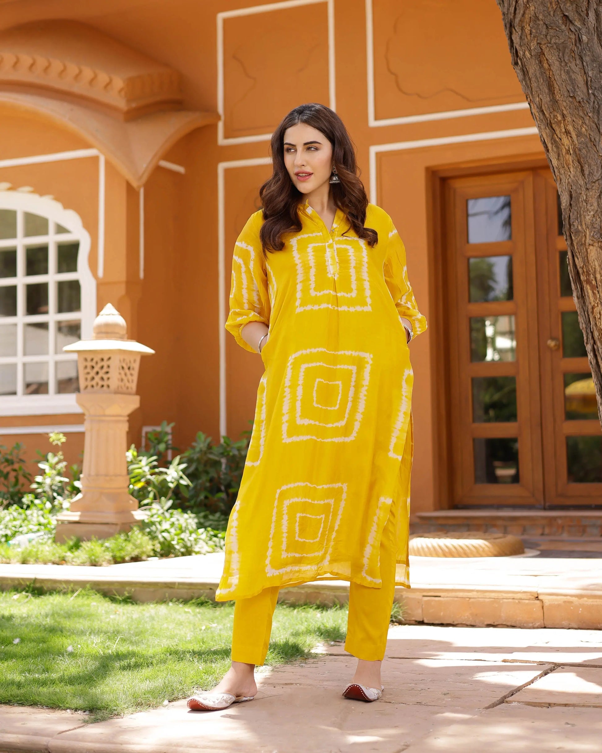 Chloe Silk Tie & Dye Kurta Set My Store