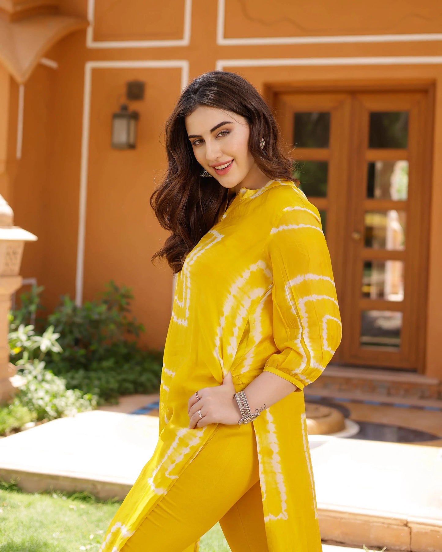 Chloe Silk Tie & Dye Kurta Set My Store