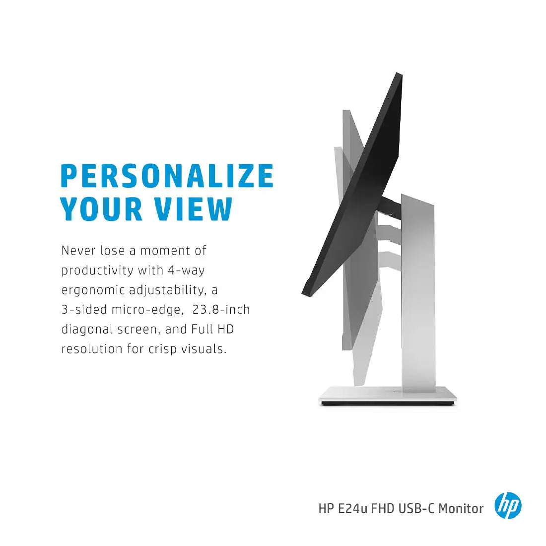 HP E24u G4 24-inch Full HD USB-C IPS Monitor with Eye Ease Technology My Store