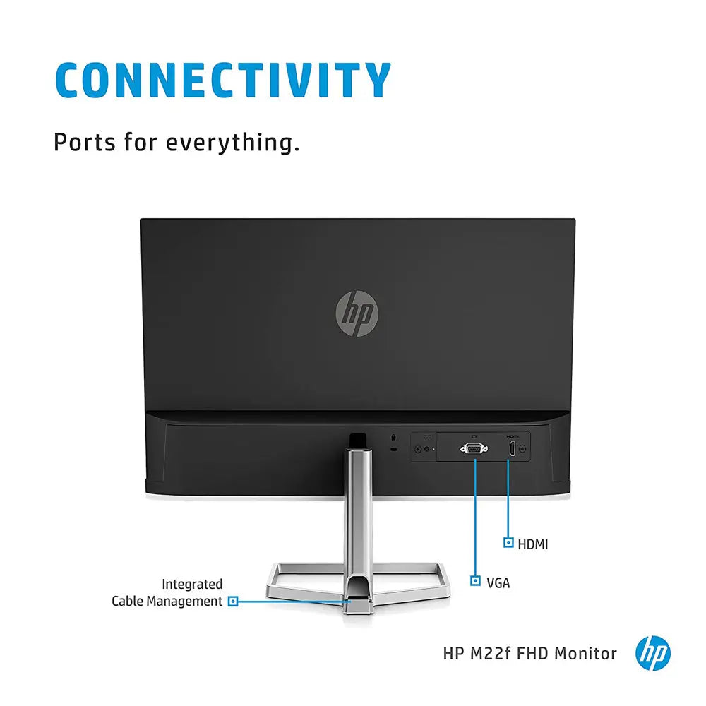 HP M22f 21.5-inch Full-HD IPS Monitor 5ms Response Time and with Adaptive Sync My Store