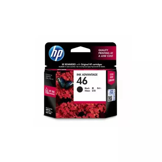 HP 46 Black Genuine Ink Cartridge