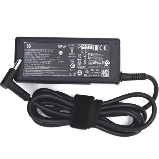 HP Original 65w 19.5v  3.33a Blue Pin  4.5mm x 3.0mm Laptop Adapter