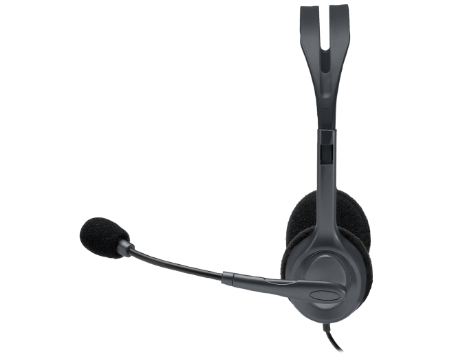 Logitech Wired Headphone H111 Single Pin
