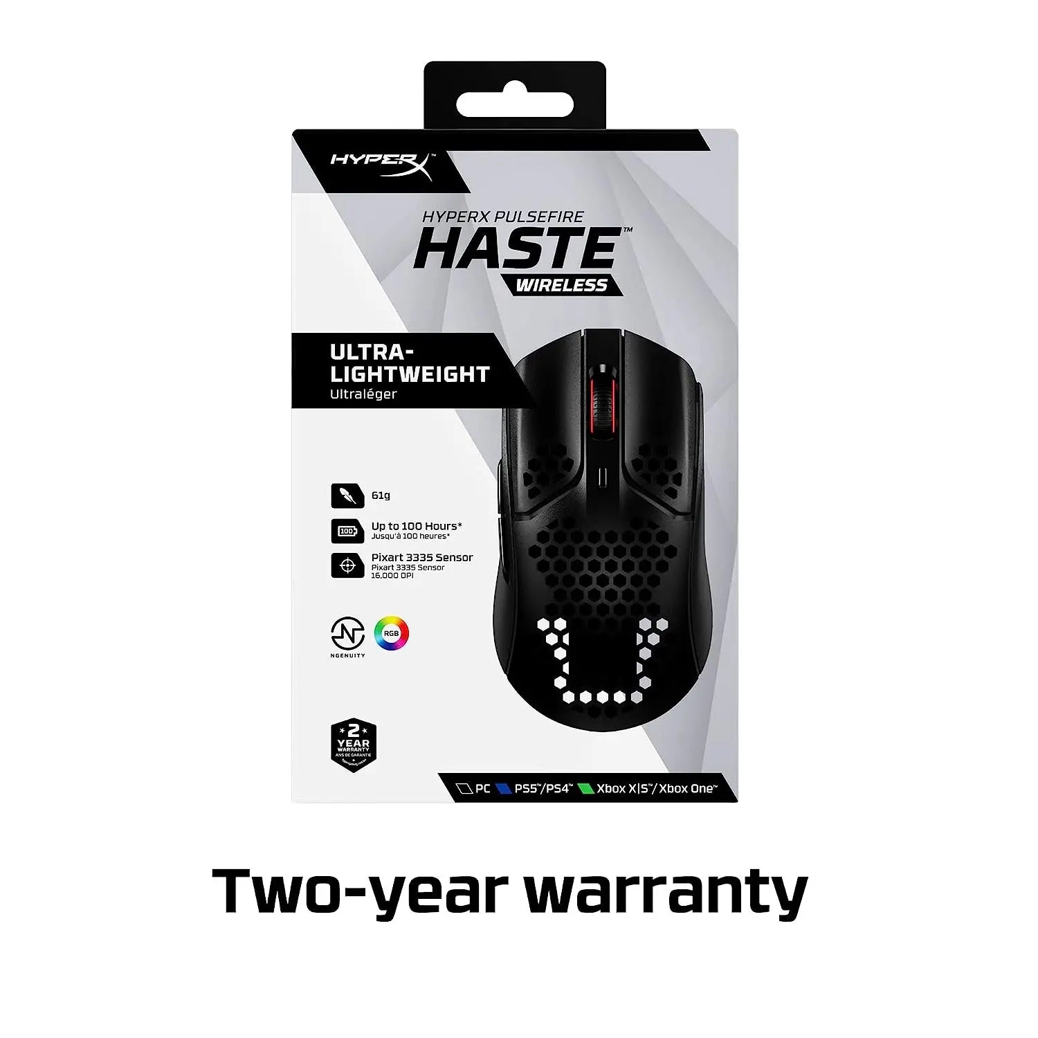 HyperX Pulsefire Haste Wireless Gaming Mouse Black