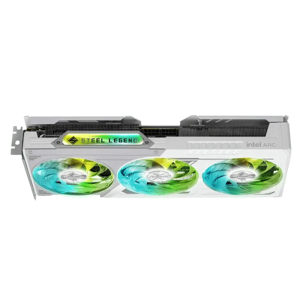 ASRock Intel Arc B580 Steel Legend 12GB OC GDDR6 192-Bit Graphics Card