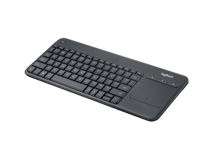 Logitech K400 Plus Wireless Touch Keyboard  Black