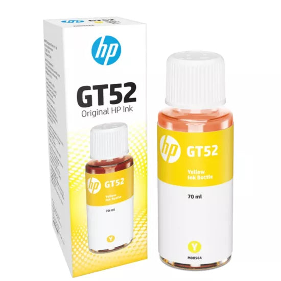HP GT52 Yellow Genuine inkjet Ink Bottle