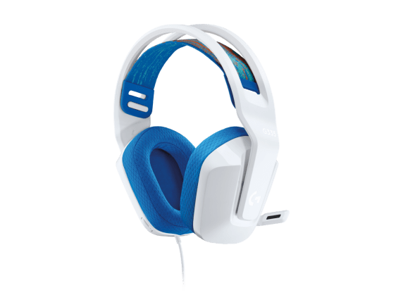 Logitech G335 Wired Lightweight Gaming Headphone  White