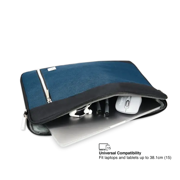 Fingers BlueLagoon-S1 Premium Laptop Bag with detachable shoulder sling