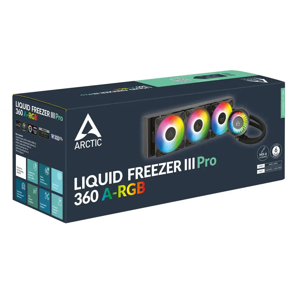 ARCTIC Liquid Freezer III Pro 360 A-RGB 360mm AIO CPU Liquid Cooler
