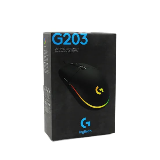 Logitech G203 LIGHTSYNC RGB Wired Gaming Mouse