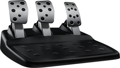 Logitech G29 Driving Force Racing Wheel and Floor Pedals, Real Force, Stainless Steel Paddle , Leather Steering Wheel Cover,PS5/PS4/PS3/PC/Mac