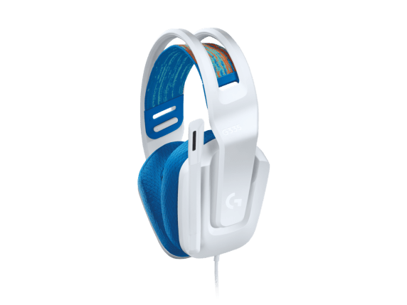 Logitech G335 Wired Lightweight Gaming Headphone  White