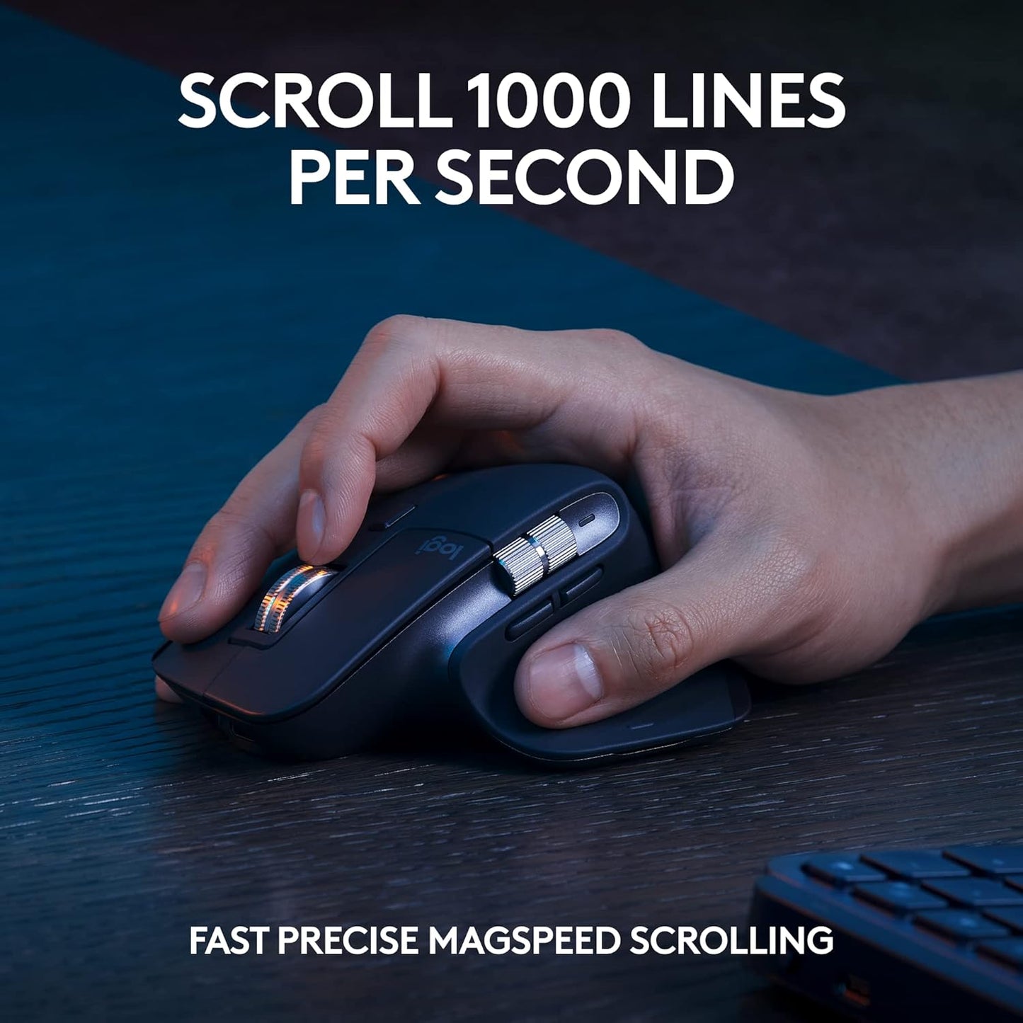 Logitech MX Keys S Combo  Performance Wireless Keyboard and Mouse with Palm Rest