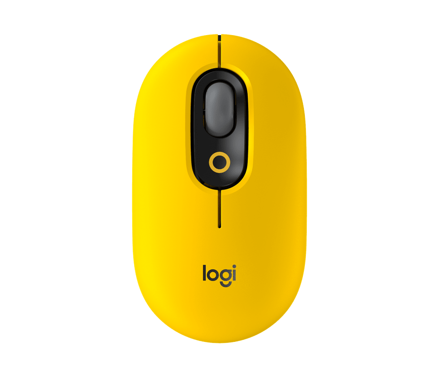 Logitech POP - Mouse customisable emoji  optical  4 buttons  wireless  Bluetooth 5.1   blast