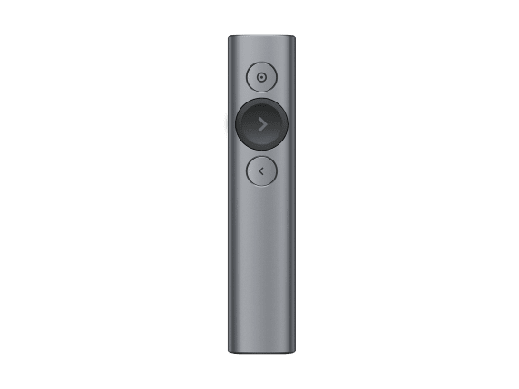 Logitech Spotlight Wirelss Presentation Remote  Grey