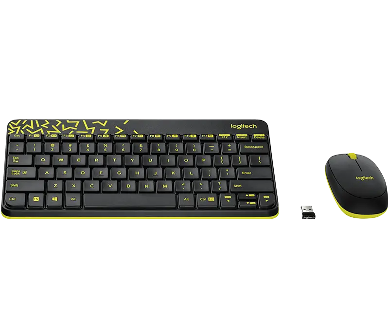 Logitech Wireless Keyboard Mouse Combo Mk240  BLACK