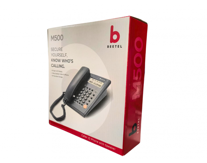 Beetel M500 Wired Telephone Set Black