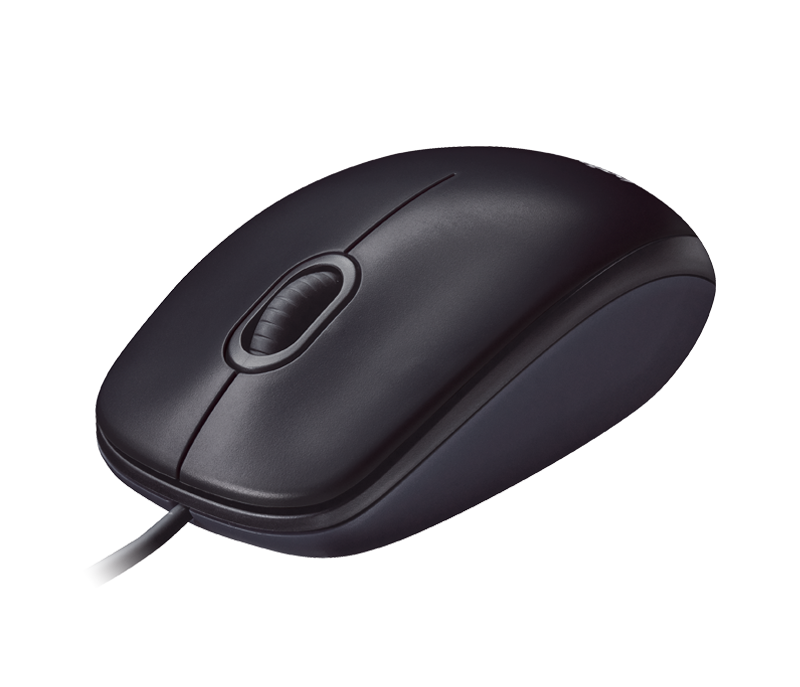 Logitech Wired Mouse  Black