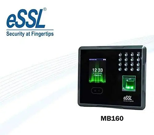 ESSL MB 160 Face Time Attendance with Access Control System Black