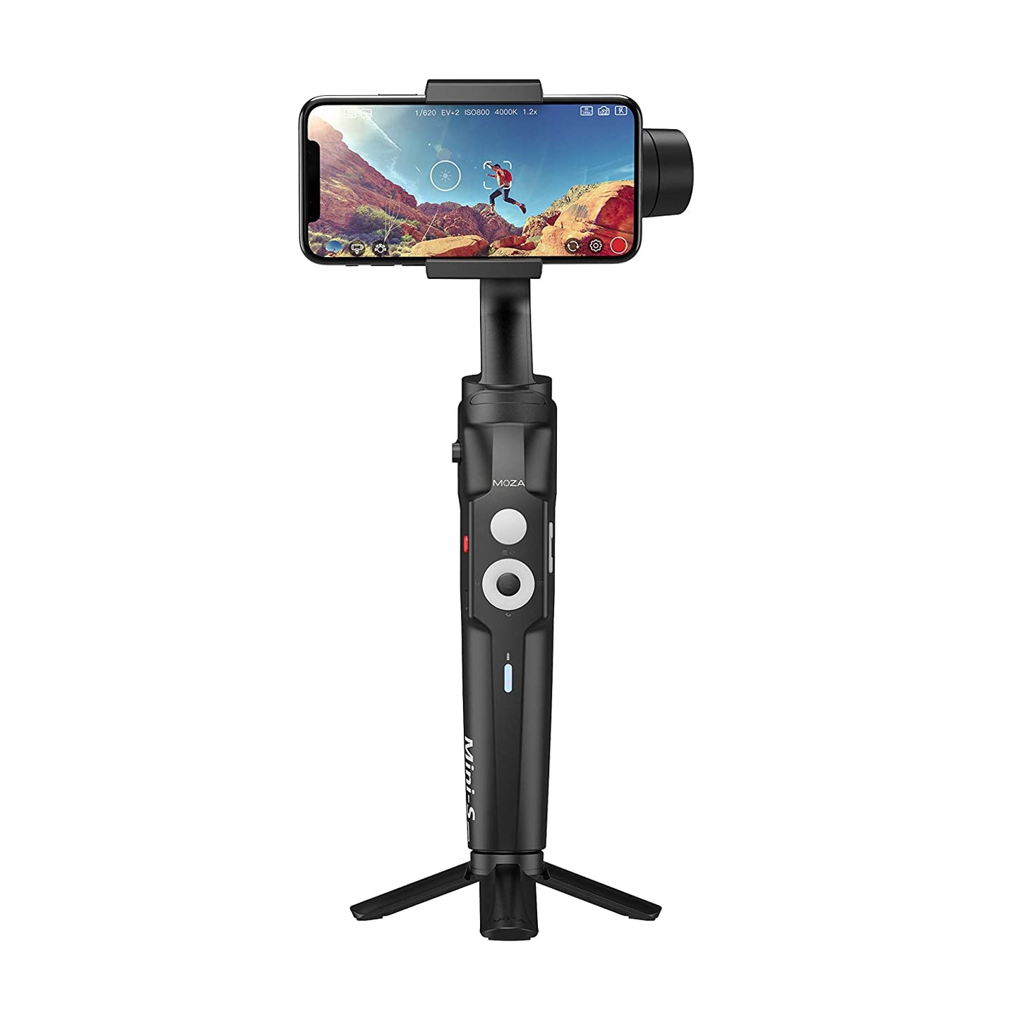 MOZA Mini-S Essential 3-Axis Gimbal for Mobile Advanced Shooting Modes, Black