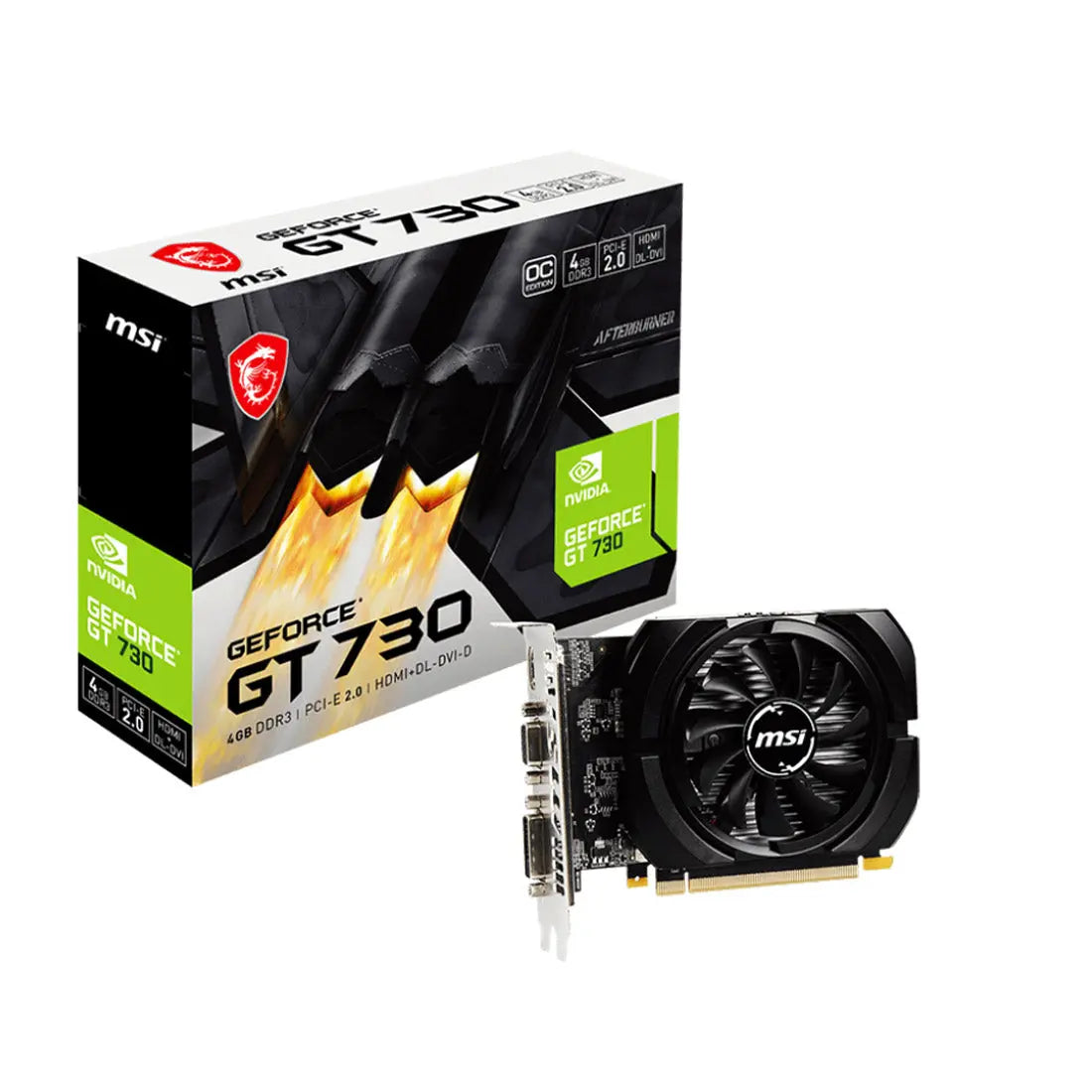 MSI GeForce GT 730 4GB DDR3 64-Bit Graphics Card