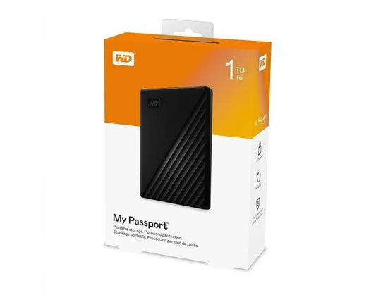 Wd My Passport 1TB 2.5 Inch External Hard Disk