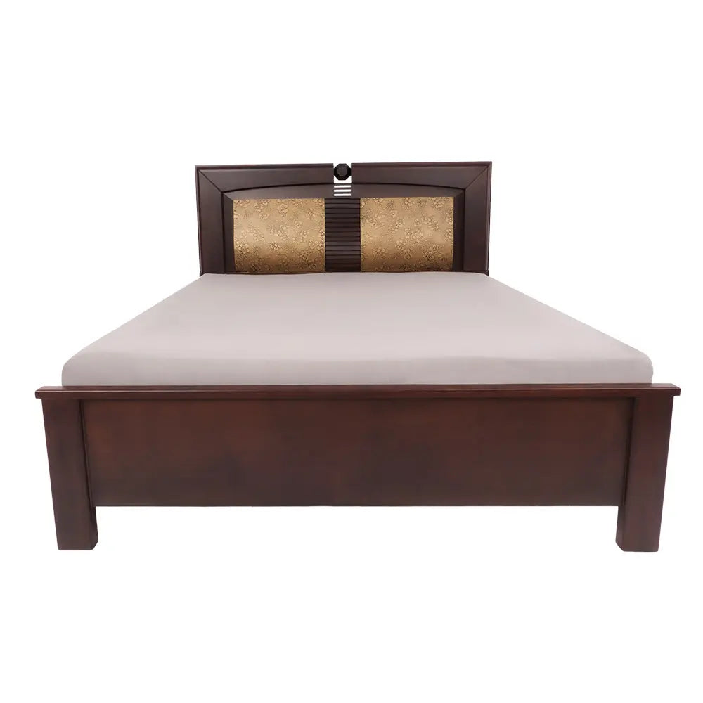 Moderno 101Q Queen Size 5 + 6.25 European teak cot (SK-SKC 101 COT 5+6.25) My Store