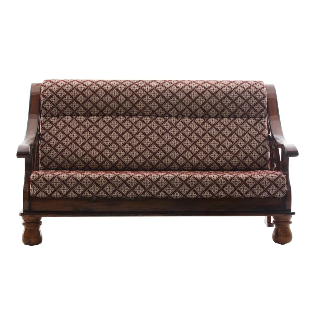 Heritage Suriyan 3 + 1 + 1 Teakwood Sofa (TI-SURIYAN SOFA 3+1+1) My Store