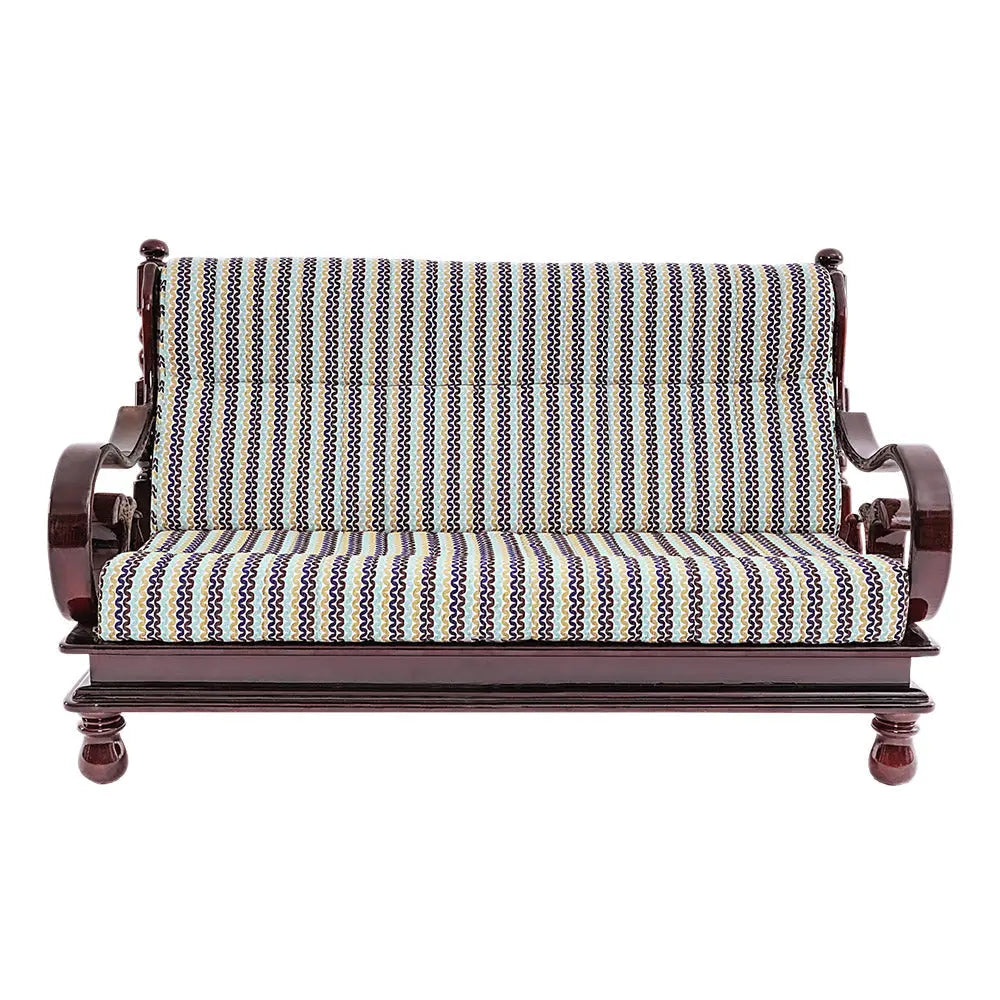 Heritage Meanwal 3 + 1 + 1 Teakwood Sofa (TI-MEENVAL SOFA 3+1+1) My Store