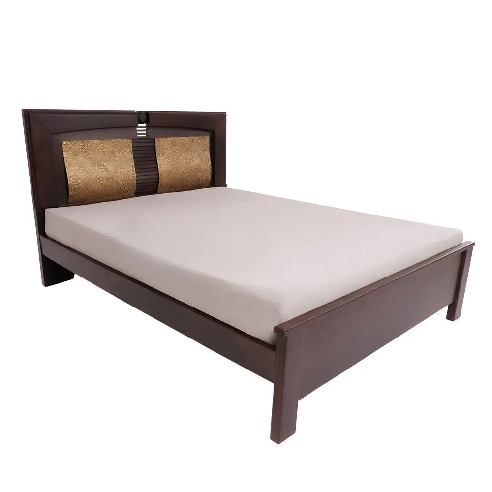 Moderno 101Q Queen Size 5 + 6.25 European teak cot (SK-SKC 101 COT 5+6.25) My Store