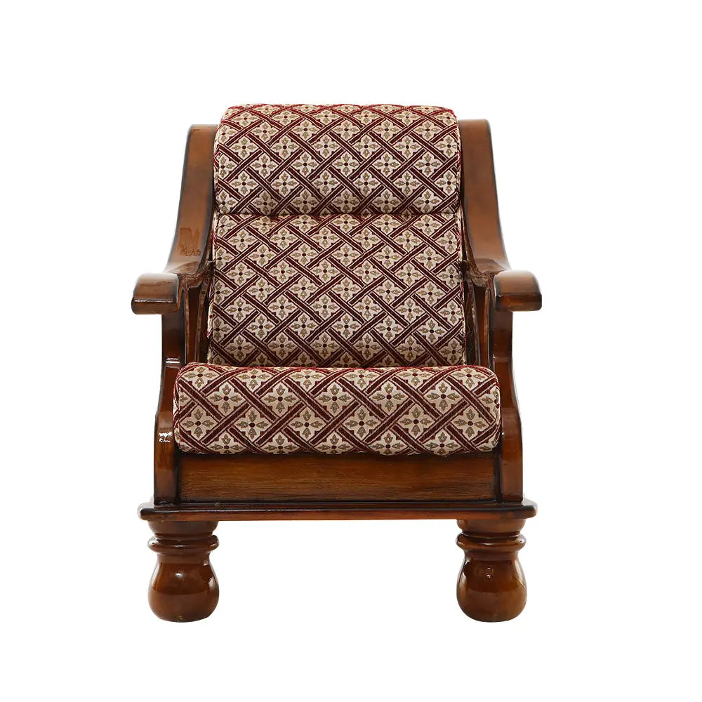 Heritage Suriyan 3 + 1 + 1 Teakwood Sofa (TI-SURIYAN SOFA 3+1+1) My Store