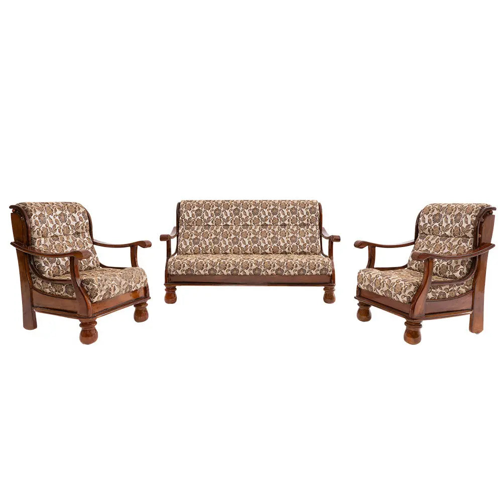 Heritage Valli 3 + 1 + 1 Teakwood Sofa (TI-VALLI SOFA 3+1+1) My Store