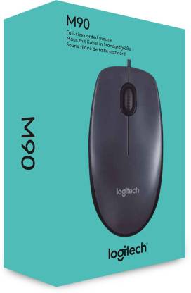 Logitech Wired Mouse  Black